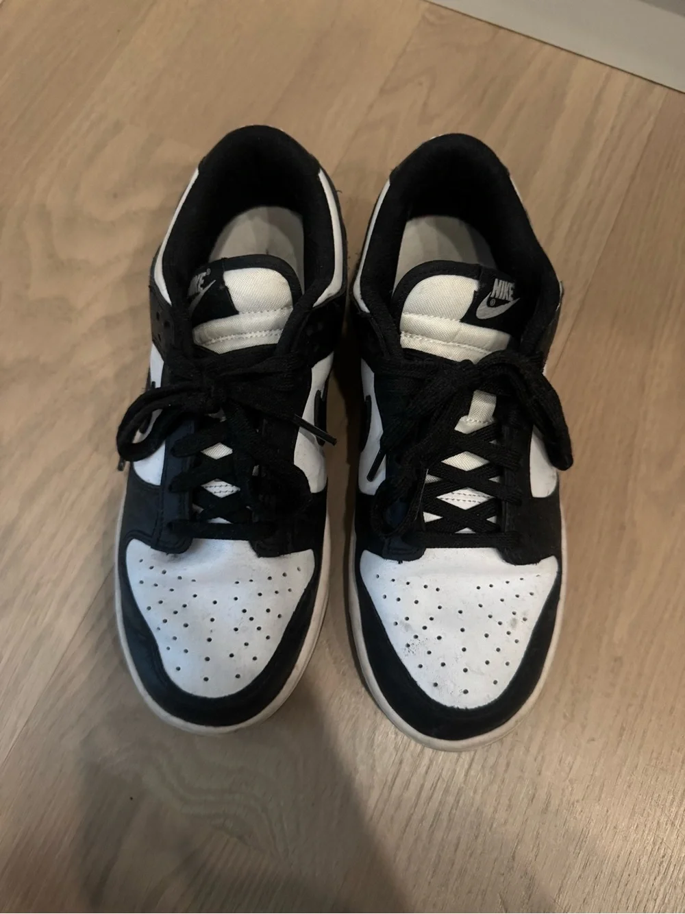 Nike Black and White Low-Top Sneakers